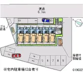 ★手数料０円★松本市宮渕３丁目　月極駐車場（LP）